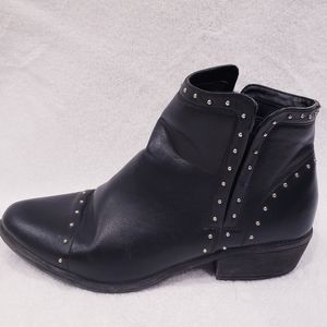 Womens Black Booties Size 8